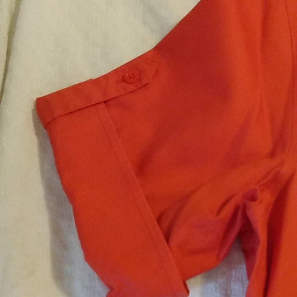 Chico's red button up blouse - Picture 4 of 6